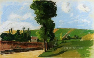 paisaje en pontoise 2 Camille Pissarro Pinturas al óleo